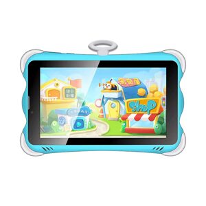 Wintouch K712 tablet pro děti s hrami, Android, duální fotoaparát, modrý