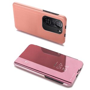 Clear view růžové pouzdro na telefon Xiaomi Redmi Poco F3, K40, K40 Pro, K40 Pro+