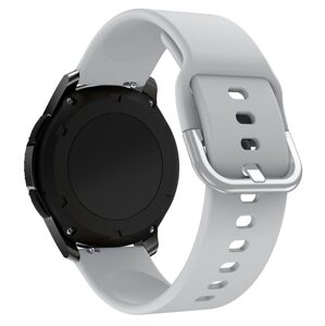 Silikonový řemínek TYS univerzální pro chytré hodinky (20 mm), šedý