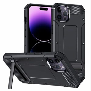 Techsuit Hybrid Armor Kickstand, iPhone X / XS, černý