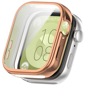 Silikonový kryt pro Huawei Watch Fit 3 - Růžovo zlatý