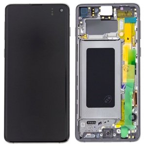 LCD display Samsung G973 Galaxy S10 + dotyk. folie Service Pack Original černý