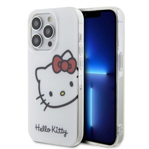 Pouzdro Hello Kitty IML Head Logo zadní kryt pro Apple iPhone 13 PRO White