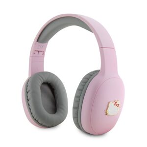 Sluchátka Bluetooth Hello Kitty Bicolor Kitty Metal Head Logo Stereo Pink