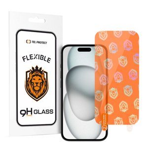 Tel Protect Best Flexible Hybrid Glass pro IPHONE 15 - 15 PRO