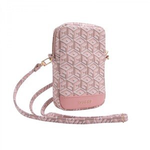 Guess PU G Cube Walltet Phone Bag Zipper Pink