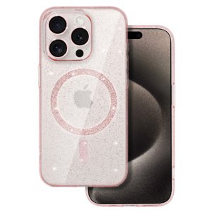 Glitter Magsafe Case pro Iphone 14 Pro Max pink clear