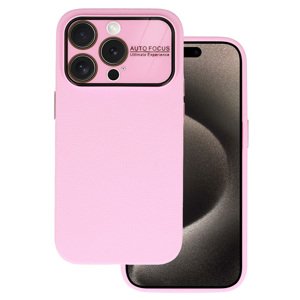 Zadní kryt Tel Protect Lichi Soft Case pro iPhone 14 light pink