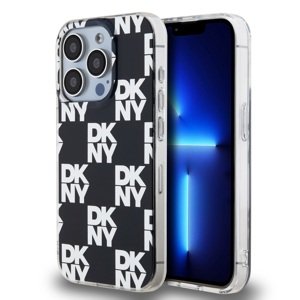 DKNY PC/TPU Checkered Pattern Zadní Kryt pro iPhone 14 Pro Max Black