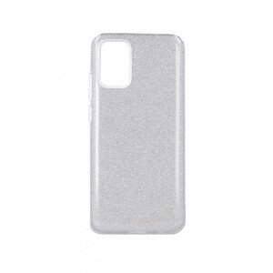 Pouzdro Forcell Samsung A02s glitter stříbrný 56518 (kryt neboli obal na mobil Samsung A02s)