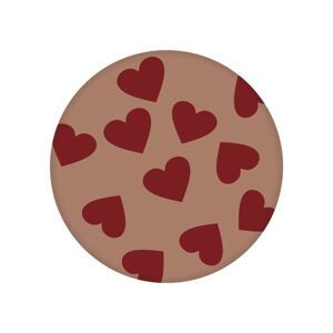 Držák na mobil TopQ PopSocket Brown Hearts 65674