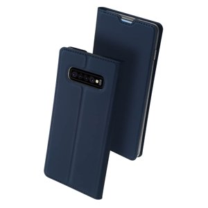 DUX Peňaženkový obal Samsung Galaxy S10 modrý