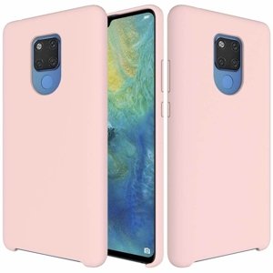 RUBBER Silikonový obal Huawei Mate 20 růžový