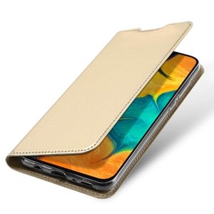 DUX Peňaženkové pouzdro Samsung Galaxy A30 zlaté