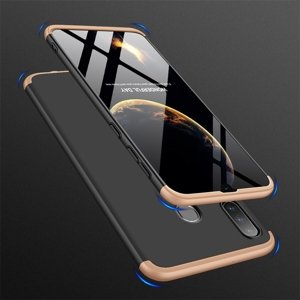 360° Ochranný obal Samsung Galaxy A30 černý-zlatý