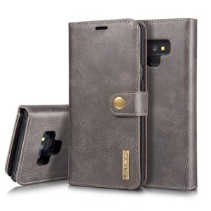 DG.MING Peňaženkový obal 2v1 Samsung Galaxy Note 9 šedý