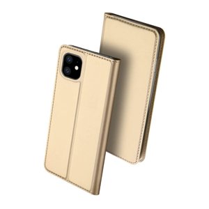 DUX Peňaženkový obal Apple iPhone 11 zlatý