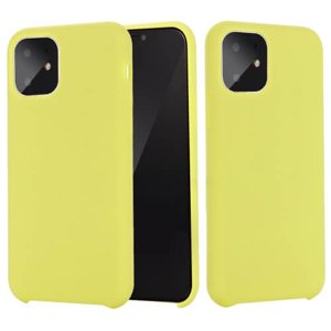 RUBBER Gumový kryt Apple iPhone 11 Pro Max žlutý