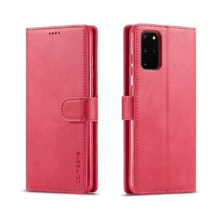 IMEEKE Peňaženkový kryt Samsung Galaxy S20 Plus růžový