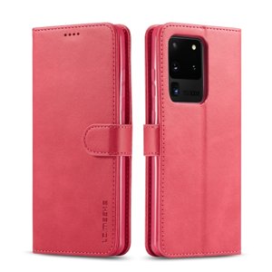 IMEEKE Peňaženkový kryt Samsung Galaxy S20 Ultra růžový