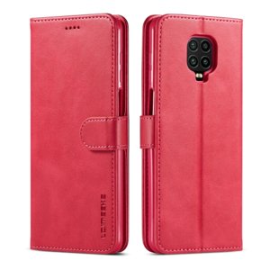 IMEEKE Peňaženkový kryt Xiaomi Redmi Note 9S / Note 9 Pro růžový