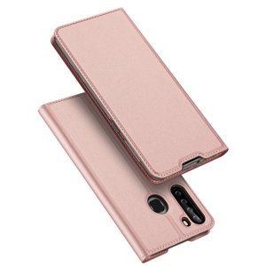 DUX Peňaženkový obal Samsung Galaxy A21 růžový