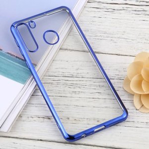 METALLIC Silikonový kryt Samsung Galaxy A21 modrý