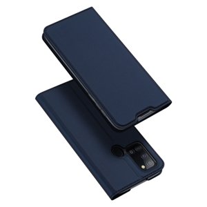 DUX Peňaženkový obal Samsung Galaxy A21s modrý