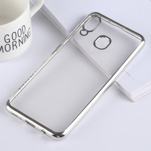 METALLIC Silikonový kryt Samsung Galaxy A20 / A30 stříbrný