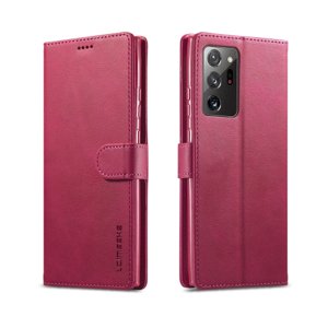 IMEEKE Peňaženkový kryt Samsung Galaxy Note 20 růžový