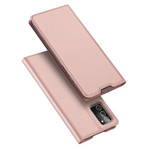 DUX Peňaženkový kryt Samsung Galaxy Note 20 růžový