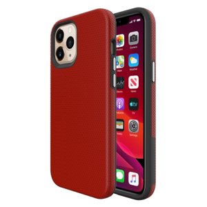 HYBRID Ochranný obal Apple iPhone 12 Pro Max červený