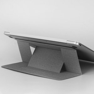 Ultratenký stojan na notebook šedý