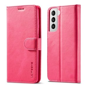 IMEEKE Peňaženkový kryt Samsung Galaxy S21 Plus 5G růžový
