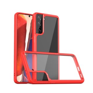 IPAKY Ochranný kryt Samsung Galaxy S21 Plus 5G červený