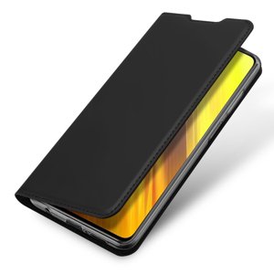 DUX Peňaženkový kryt Xiaomi Poco M3 černý