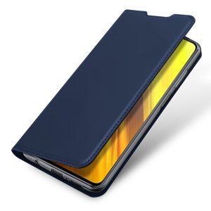 DUX Peňaženkový kryt Xiaomi Poco M3 modrý