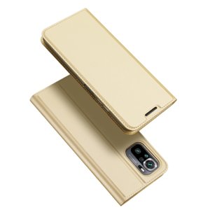DUX Peňaženkový kryt Xiaomi Redmi Note 10 / Note 10S zlatý