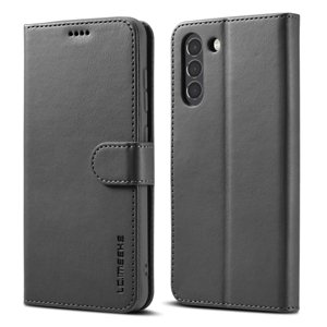 IMEEKE Peňaženkový kryt Samsung Galaxy S21 FE 5G černý