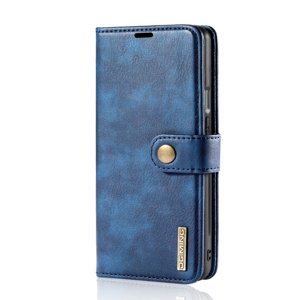 DG.MING Peňaženkový obal 2v1 OnePlus 9 Pro modrý