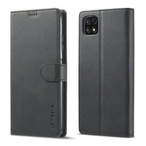 IMEEKE Peňaženkový kryt Samsung Galaxy A22 5G černý