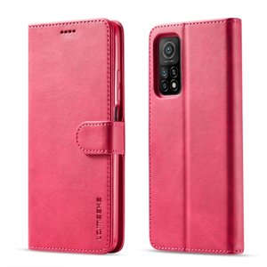 IMEEKE Peňaženkový kryt Xiaomi Redmi Note 10 5G / Poco M3 Pro růžový