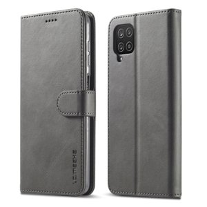 IMEEKE Peňaženkový kryt Samsung Galaxy A22 šedý