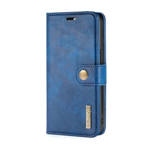 DG.MING Peňaženkový obal 2v1 Apple iPhone 13 Pro Max modrý