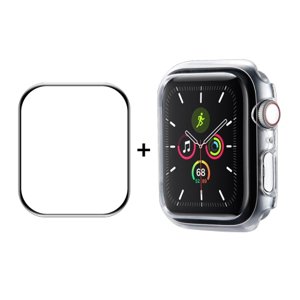 ENKAY Plastový kryt s ochrannou fólií pro Apple Watch 9 / 8 / 7 (41mm) průhledný