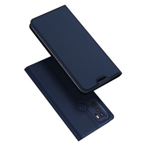 DUX Peněženkový kryt Motorola Moto G60s modrý