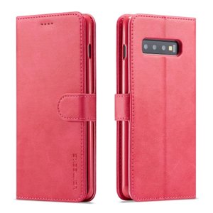 IMEEKE Peněženkový kryt pro Samsung Galaxy S10 růžový