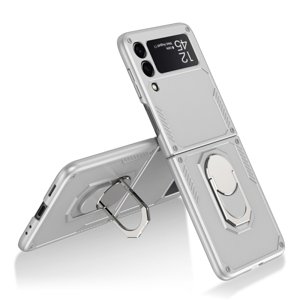 GKK RING Ochranný obal Samsung Galaxy Z Flip 3 5G stříbrný