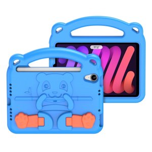 DUX PANDA Dětský obal Apple iPad mini 2021 modrý
