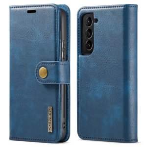 DG.MING Peněženkový obal 2v1 Samsung Galaxy S22 Plus 5G modrý